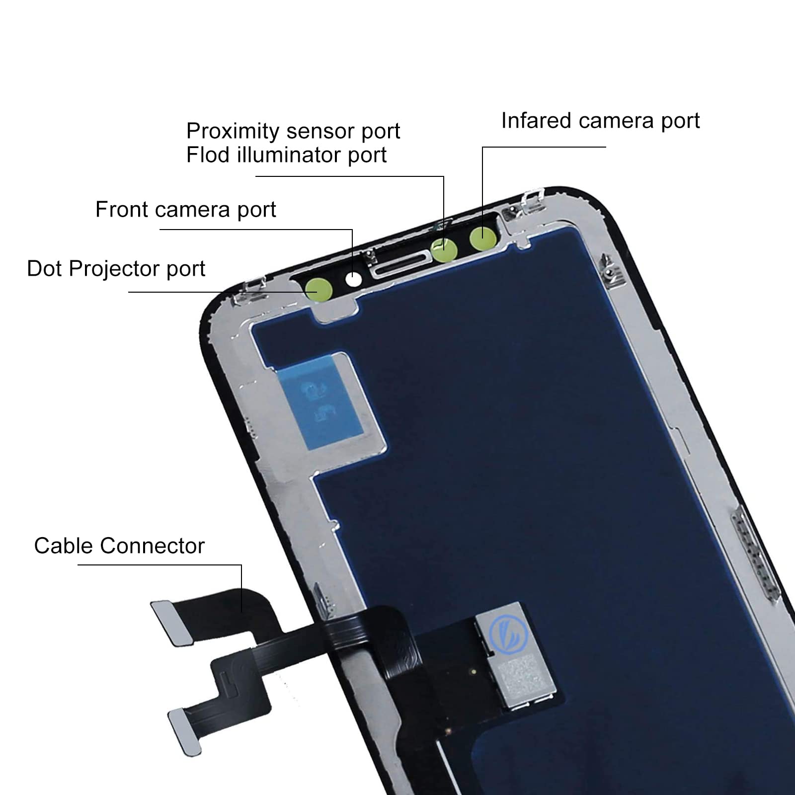 LL TRADER for iPhone X 5.8 inch LCD Display Replacement Touch